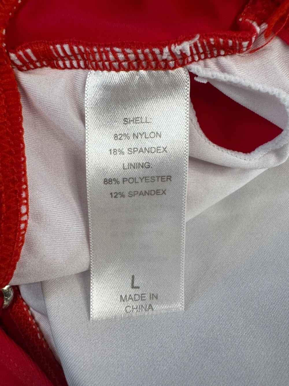 Red High Waisted Bikini Size Large - Picture 13 of 14